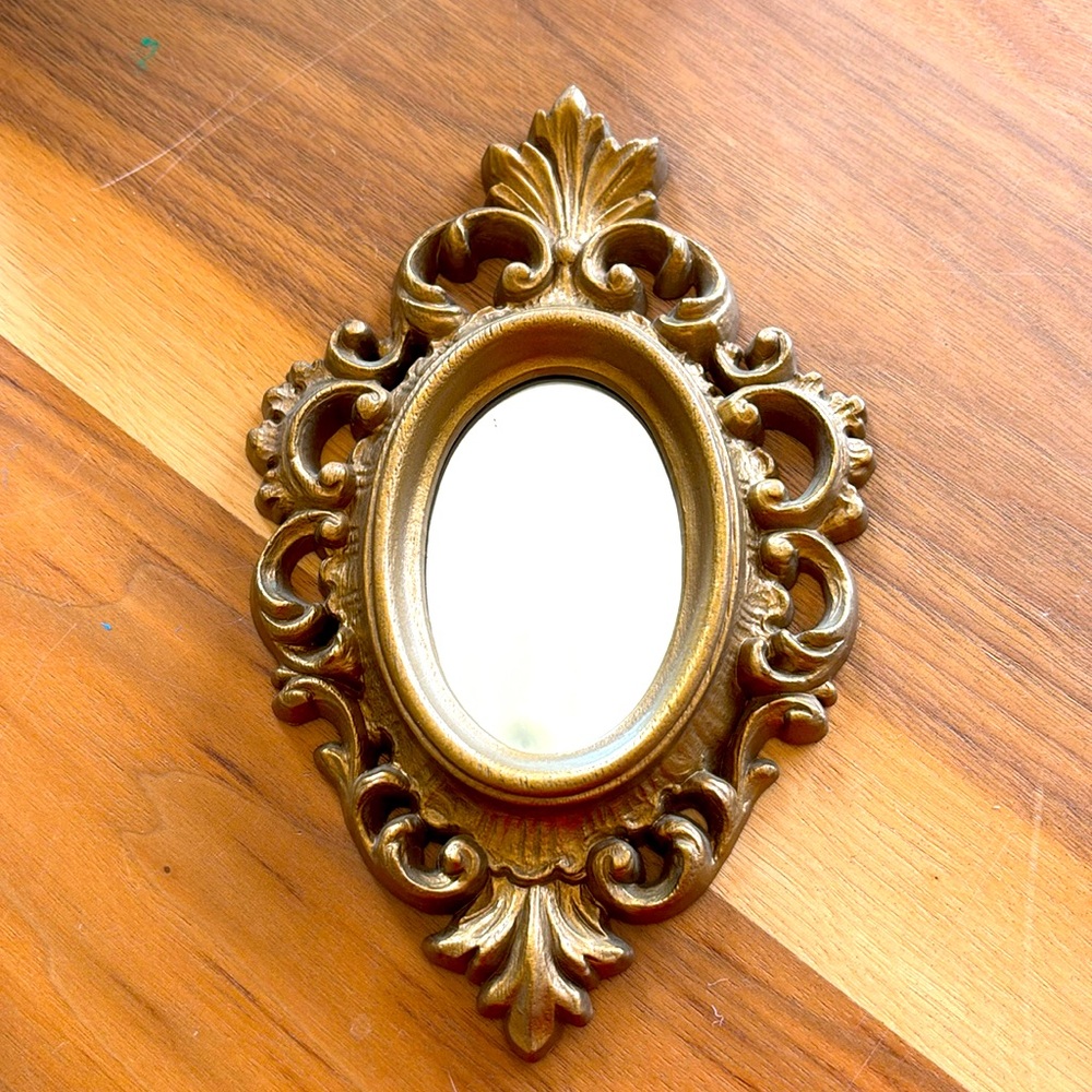 Vintage Burwood Oval Mirror